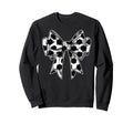Soccer Ball Coquette Bow Game Day Sweatshirt - Aesthetic Graphic Unisex