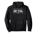 American Flag Play Like Soccer Womens Hoodie - Minimalist Print Unisex