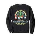 Im Soccer Player Gnome Family Sweatshirt - Fun Novelty Design Unisex