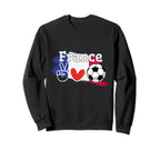 France Flags World Lovers France Sweatshirt - Fun Novelty Design Men Women
