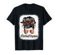 Bleached Football Stepmom Life Messy T-Shirt - Minimalist Print Men Women