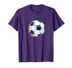 Athletic Soccer Football Ball Sports Player T-Shirt - Graphic Print Unisex
