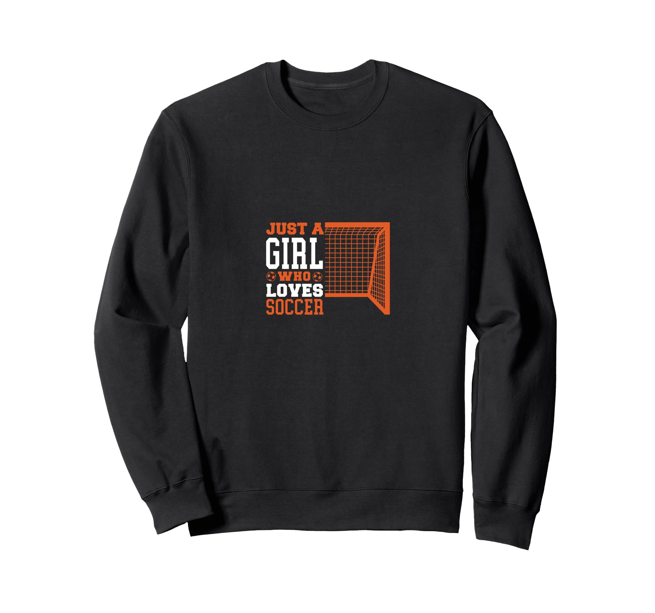 Sport Funny Just Who Loves Soccer Sweatshirt - Streetwear Style for Adults