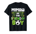 Soccer Mimaw Birthday Party T-Shirt - Casual Everyday Wear Men Women