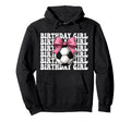 Birthday Soccer Soccer Mom Coquette Bow Hoodie - Aesthetic Graphic Unisex