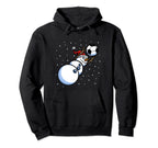 Goalkeeper Soccer Snowman Hoodie - Streetwear Style Men Women