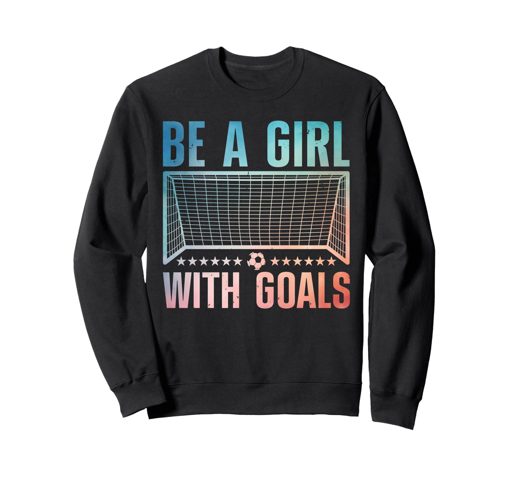 Funny Soccer Art Soccer Player Sweatshirt - Minimalist Print Men Women
