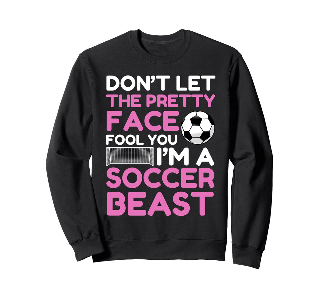 Best Soccer Teen Soccer Lover Player Sweatshirt - Minimalist Print Unisex