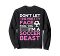 Best Soccer Teen Soccer Lover Player Sweatshirt - Minimalist Print Unisex