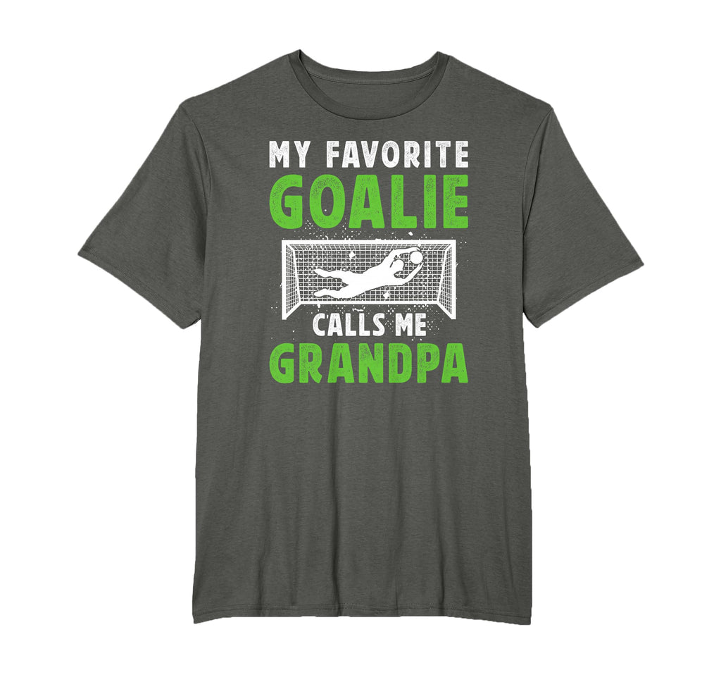 Favorite Soccer Goalie Grandpa T-Shirt - Streetwear Style for Adults
