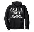 Funny Soccer Goalie Uncle Soccer Hoodie - Streetwear Style Men Women