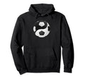 Yin Yang Soccer Art Hoodie - Fun Novelty Design for Adults
