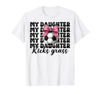 Soccer Mom Soccer Mama Coquette Bow My T-Shirt - Unique Graphic Unisex