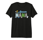 Funny Soccer Mama Sports Tri Blend T-Shirt - Streetwear Style Men Women