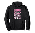 Loud Proud Soccer Mom Soccer Hoodie - Aesthetic Graphic Men Women