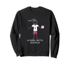 Funny Soccer Goals Sweatshirt - Streetwear Style Unisex