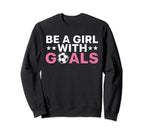 Soccer Football Soccer Lovers Sayings Sweatshirt - Minimalist Print Unisex