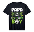 Mens Soccer Papa Birthday Party Soccer T-Shirt - Novelty Apparel Men Women