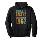 Goalkeeper Legend 1962 Sports Goal 64Th Hoodie - Trendy Graphic Men Women