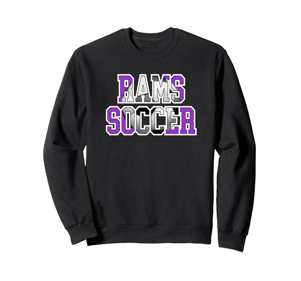 Rams Soccer Mom Game Day Mascot Sweatshirt - Aesthetic Graphic Men Women