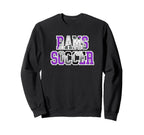 Rams Soccer Mom Game Day Mascot Sweatshirt - Aesthetic Graphic Men Women