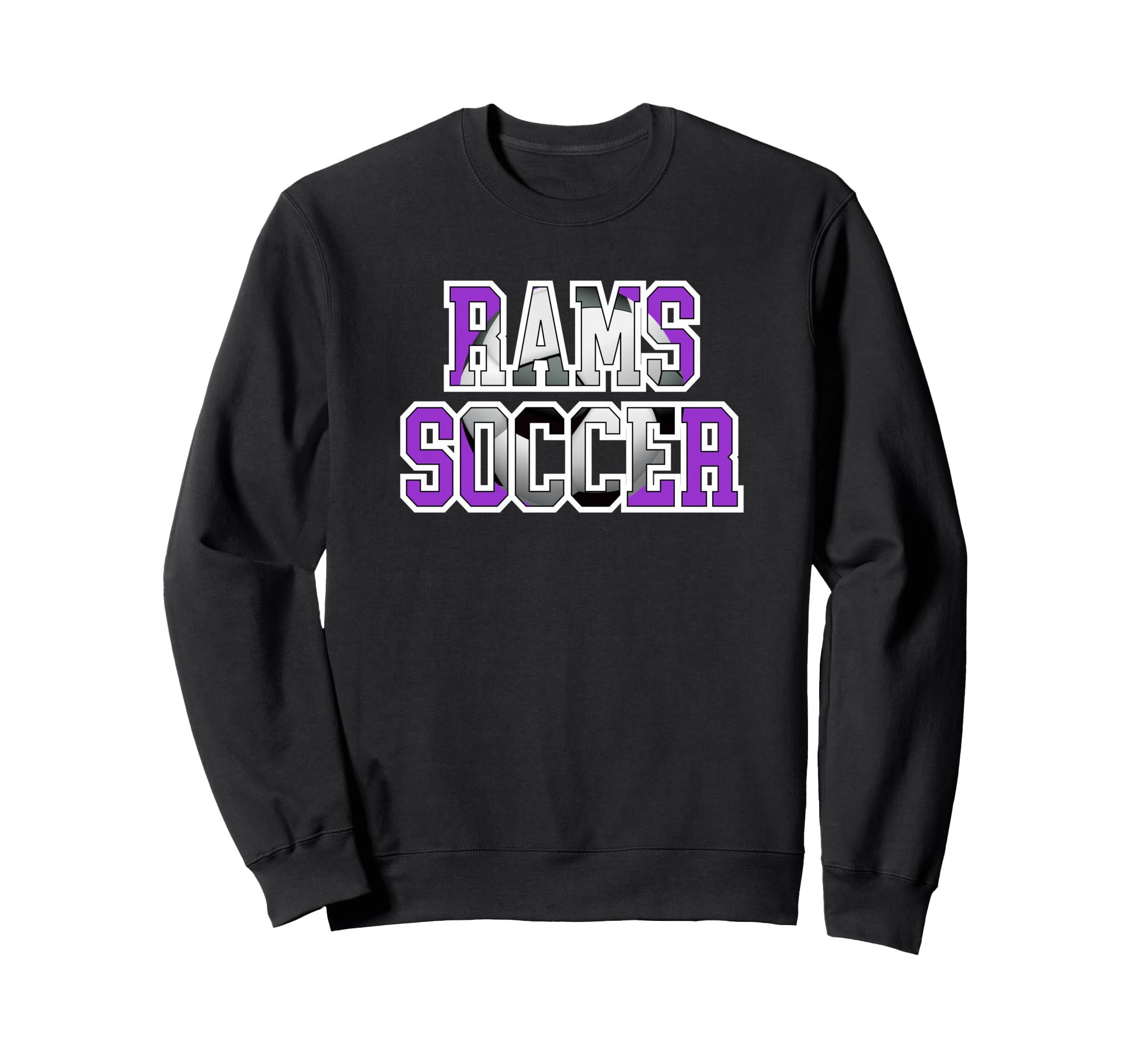 Rams Soccer Mom Game Day Mascot Sweatshirt - Aesthetic Graphic Men Women