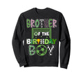 Brother Birthday Soccer Player Sweatshirt - Minimalist Print for Adults