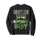Brother Birthday Soccer Player Sweatshirt - Minimalist Print for Adults