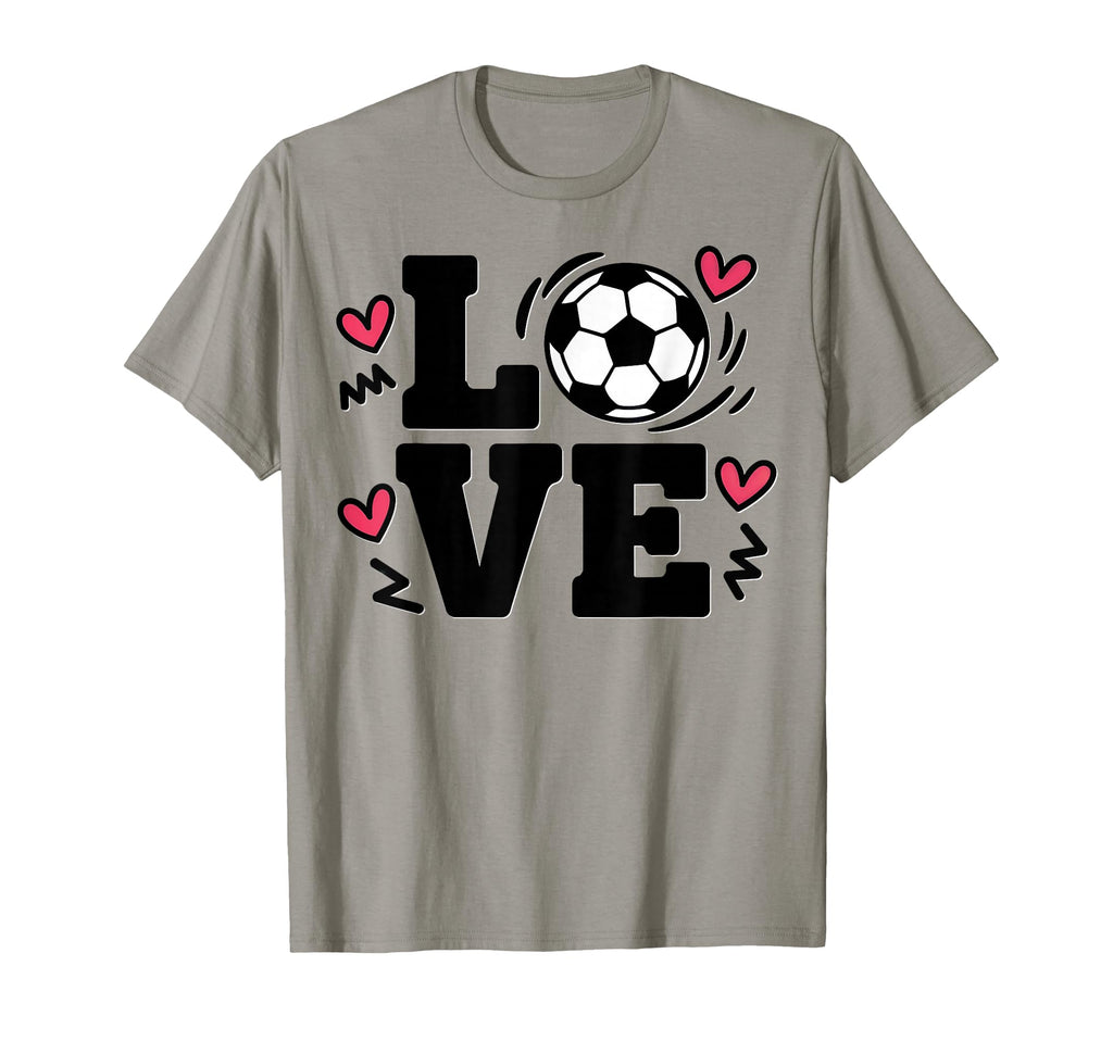 Love Soccer Player Womens Beautiful T-Shirt - Aesthetic Graphic for Adults