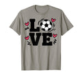 Love Soccer Player Womens Beautiful T-Shirt - Aesthetic Graphic for Adults