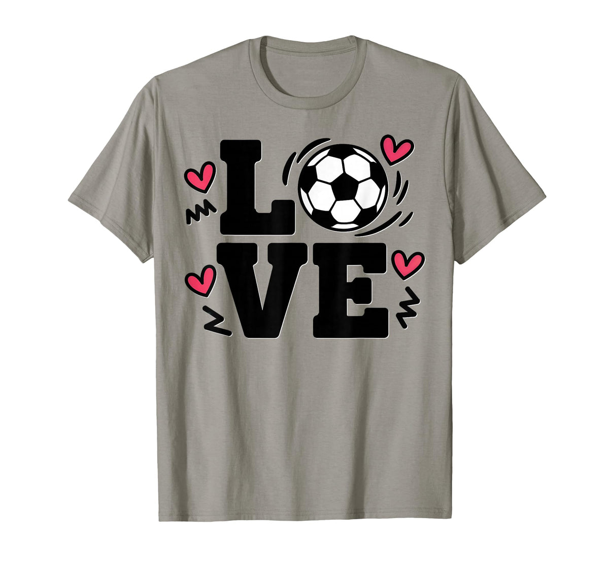 Love Soccer Player Womens Beautiful T-Shirt - Aesthetic Graphic for Adults