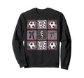Coquette Bow Preppy Soccer Mom Sweatshirt - Fun Novelty Design Unisex
