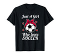 Just Who Loves Soccer Football Soccer T-Shirt - Unique Graphic for Adults