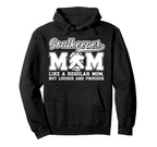 Hockey Goalkeeper Mom Ice Hockey Hoodie - Minimalist Print Men Women
