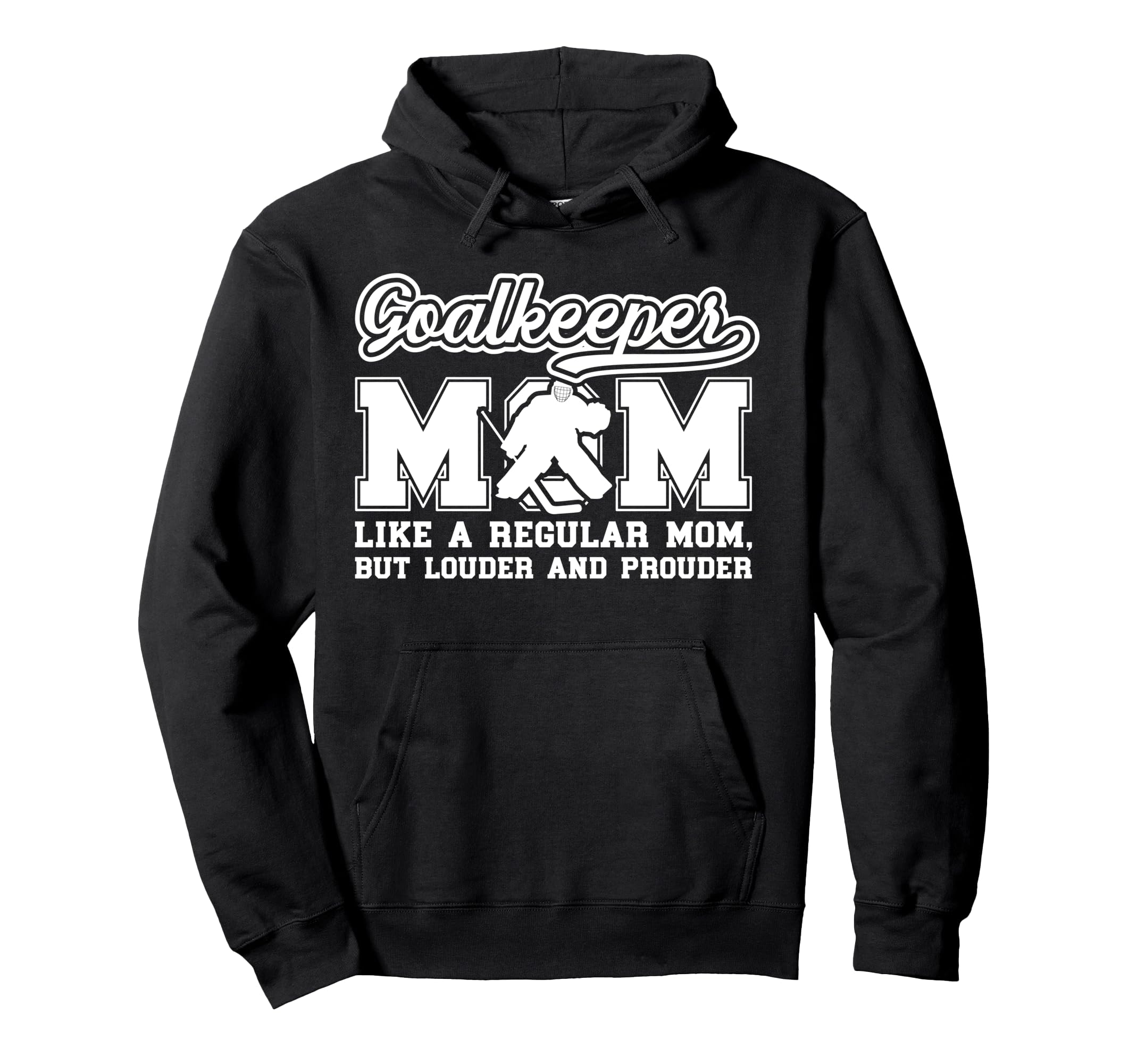 Hockey Goalkeeper Mom Ice Hockey Hoodie - Minimalist Print Men Women