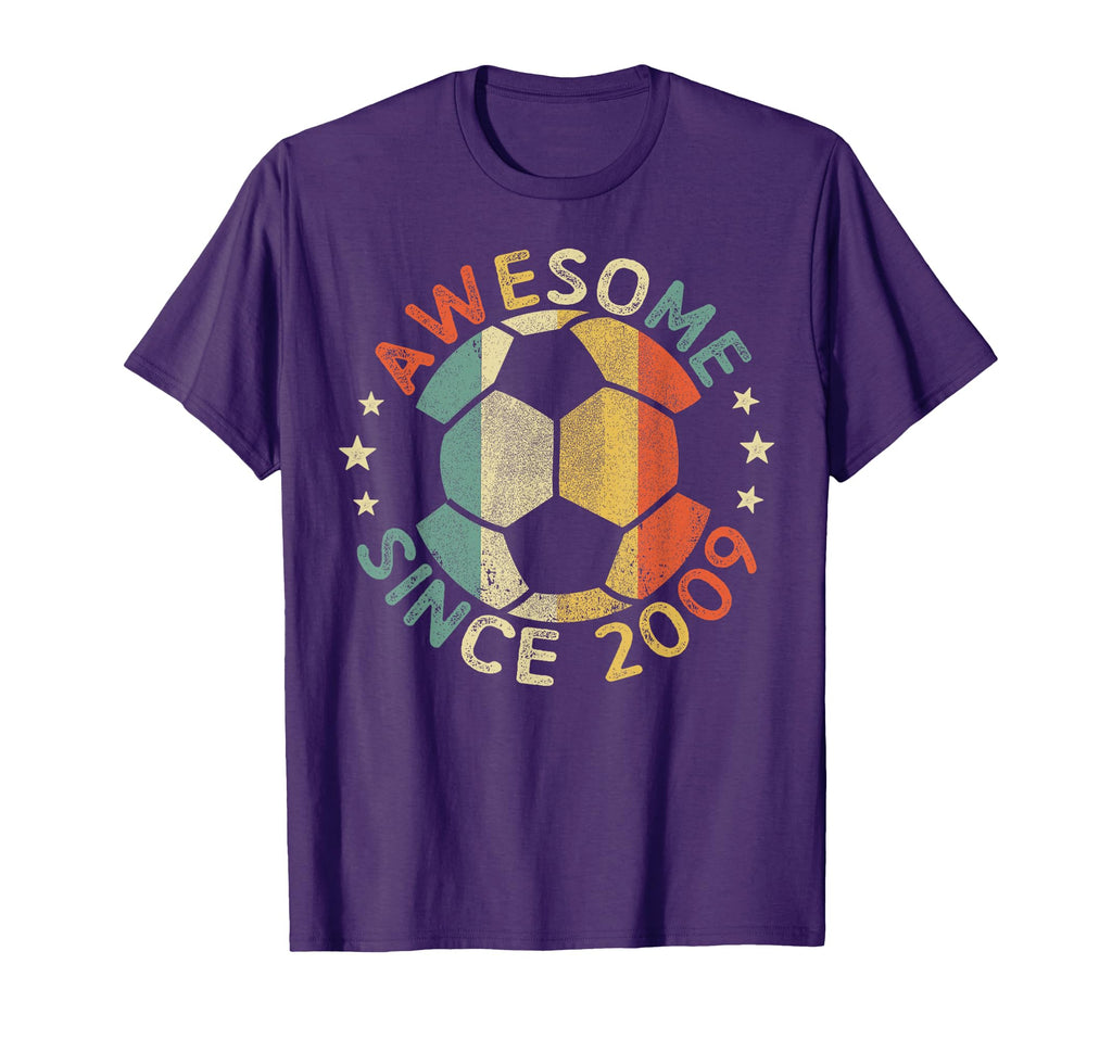 Awesome Since 2009 17Th Birthday 17 T-Shirt - Custom Art Print for Adults