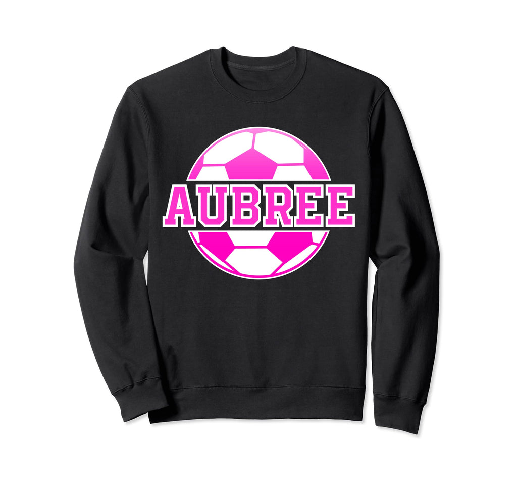 Aubree Name Soccer Play Football Sweatshirt - Streetwear Style Men Women