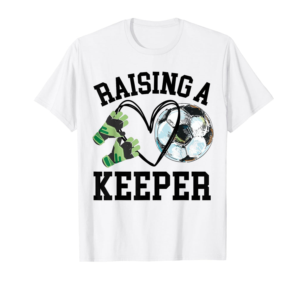 Keeper Mom Goalkeeper Soccer Mama T-Shirt - Novelty Apparel for Adults