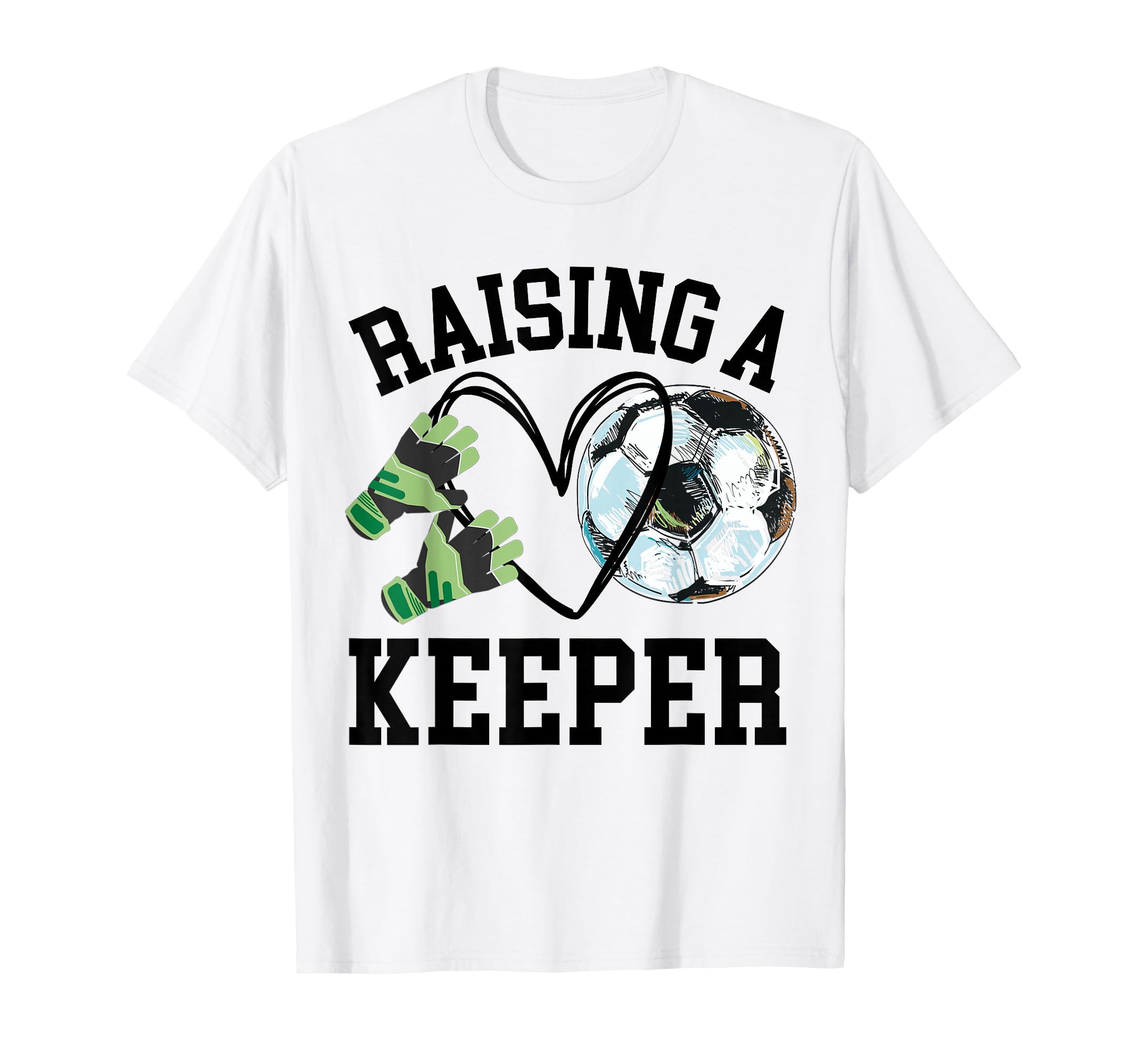 Keeper Mom Goalkeeper Soccer Mama T-Shirt - Novelty Apparel for Adults