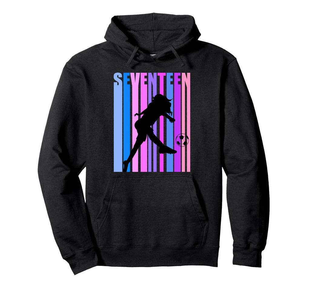 17Th Soccer Birthday Goals Score Hoodie - Streetwear Style for Adults