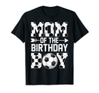 Mom Birthday Soccer Mother Mama Ball T-Shirt - Aesthetic Graphic Unisex