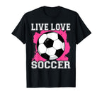 I Love Soccer I Heart Soccer Player T-Shirt - Unique Graphic for Adults