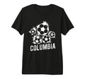 Columbia Colombia Soccer Athlete T-Shirt - Aesthetic Graphic Men Women