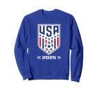 American Flag Soccer Team Soccer 2025 Sweatshirt - Unique Graphic Men Women