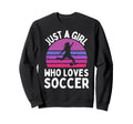 Best Soccer Soccer Player Team Sweatshirt - Minimalist Print for Adults
