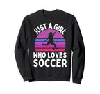 Best Soccer Soccer Player Team Sweatshirt - Minimalist Print for Adults