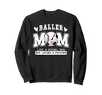 Baller Mom Louder Prouder Baseball Sweatshirt - Novelty Apparel Unisex