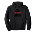 Eat Sleep Breathe Soccer Repeat Gift Hoodie - Minimalist Print for Adults