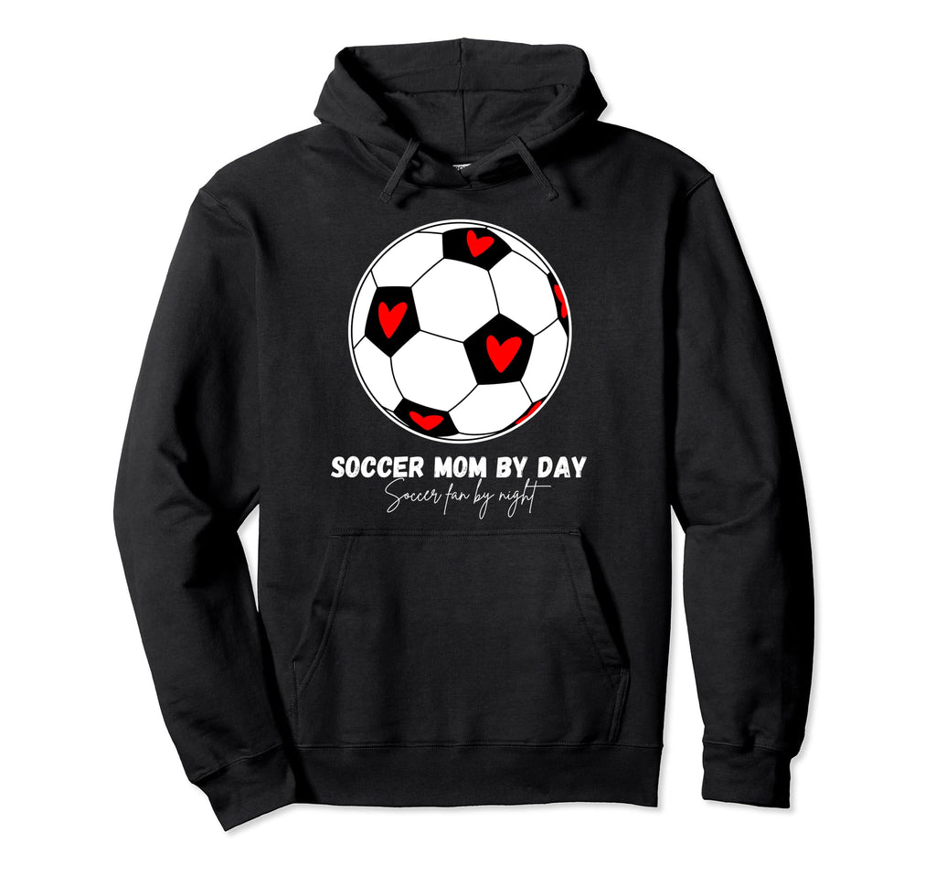 Soccer Mom Day Soccer Fan Night Hoodie - Graphic Print Men Women