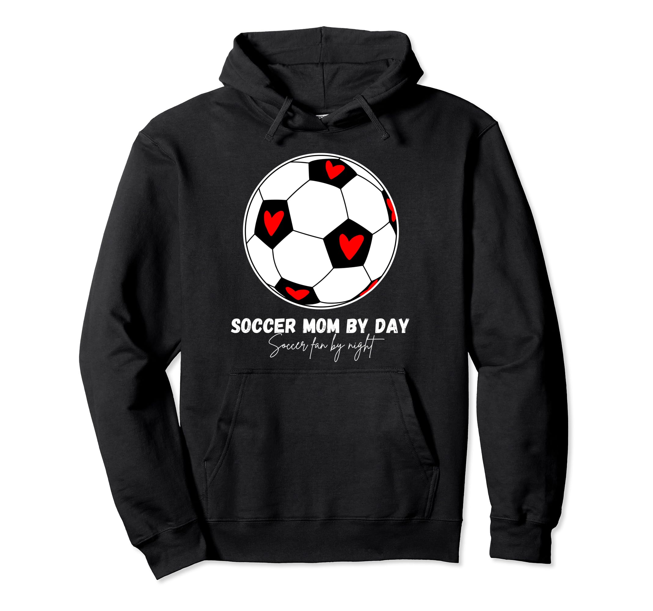 Soccer Mom Day Soccer Fan Night Hoodie - Graphic Print Men Women